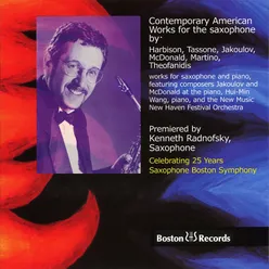 Contemporary American Works for the Saxophone