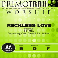 Reckless Love-Low Key - B - Instrumental