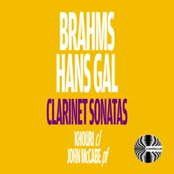 Brahms and Hans Gal Clarinet Sonatas