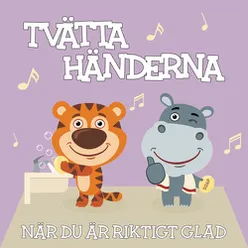 Tvätta händerna när du är riktigt glad