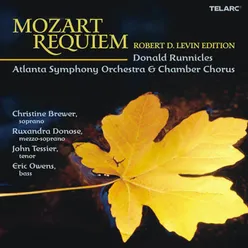 Mozart, Levin: Requiem in D Minor, K. 626: IIf. Sequence. Lacrimosa (Completed R. Levin)