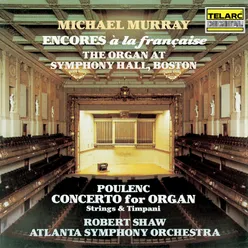 Poulenc: Concerto for Organ, Strings & Timpani in G Minor, FP 93