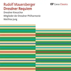 R. Mauersberger: Zyklus Dresden, RMWV 4 - I. Wo liegt die Stadt so wüst