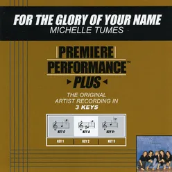 For The Glory Of Your Name-Performance Track In Key Of A