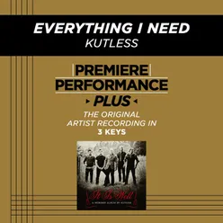 Everything I Need Medium Key Performance Track Without Background Vocals