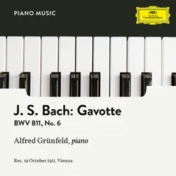 J.S. Bach: English Suite No. 6 In D Minor, BWV 811 - 6. Gavotte