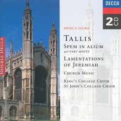 Tallis: Lamentations of Jeremiah II