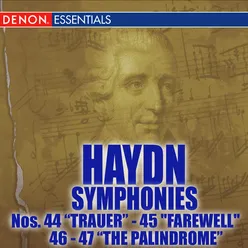 Haydn Symphony No. 44 in E Minor "Trauer": II. Menuetto: Allegretto