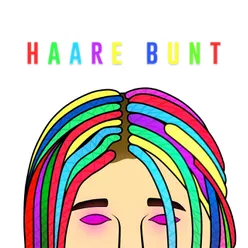 Haare bunt