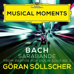 J.S. Bach: Partita for Violin Solo No. 1 in B Minor, BWV 1002: Sarabande (Arr. by Göran Söllscher)-Musical Moments