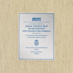 J.S. Bach: Sonata For Violin And Harpsichord No. 4 In C Minor, BWV 1017 - 3. Adagio