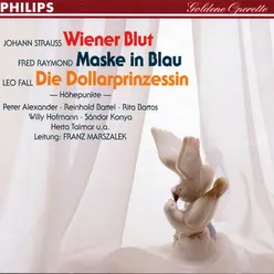 Wiener Blut - Maske in Blau - Die Dollarprinzessin