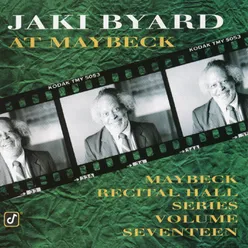 My One And Only Love Live At Maybeck Recital Hall, Berkeley, CA / September 8, 1991