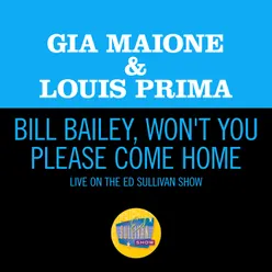 Bill Bailey, Won't You Please Come Home Live On The Ed Sullivan Show, October 14, 1962