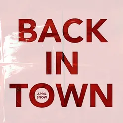 Back In Town Acoustic Version