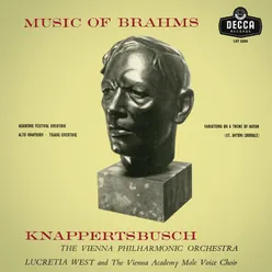 Brahms: Academic Festival Overture; Tragic Overture; Haydn Variaitons; Alto Rhapsody Hans Knappertsbusch - The Orchestral Edition: Volume 4