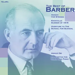 Barber: Overture to "The School for Scandal", Op. 5