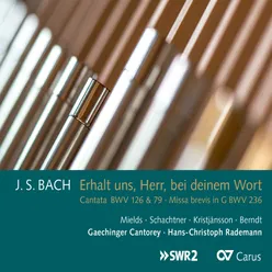 J.S. Bach: Erhalt uns, Herr, bei deinem Wort, BWV 126 - III. Der Menschen Gunst und Macht wird wenig nützen
