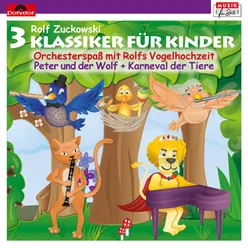 Ein Vogelpärchen landet im Orchester