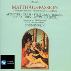 Matthäus-Passion, BWV 244, Pt. 1: No. 14, Rezitativ. "Und da sie den Lobgesang gesprochen hatten"