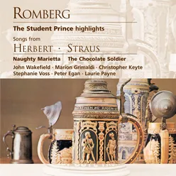 The Student Prince, Act 1: Serenade, "Overhead the moon is beaming" (Karl Franz, Detlef, Lucas, Von Asterberg, Students)