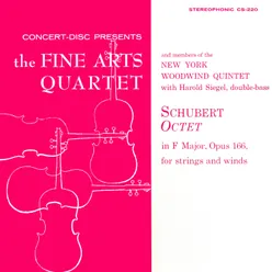 Schubert: Octet in F Major, Op. 166 Remastered from the Original Concert-Disc Master Tapes