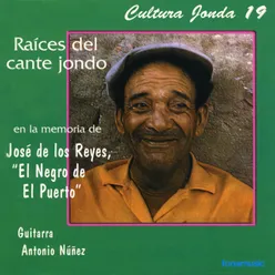 Cultura Jonda IXX. Raices del cante jondo en la memoria de Jose de los Reyes "El Negro de El Puerto"