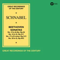 Beethoven: Piano Sonatas Nos 12, 16, 17 "The Tempest" & 20