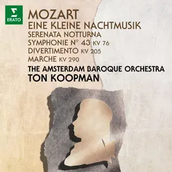 Mozart: Divertimento No. 7 in D Major, K. 205: V. Finale. Presto