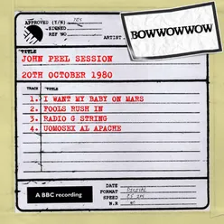John Peel Session [20th October 1980] 20th October 1980