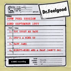 Dr Feelgood - BBC John Peel session (22nd September 1977)
