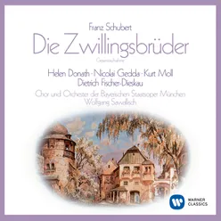 Die Zwillingsbrüder, D. 647: Dialog. "Sind Sie wieder da, Herr Spiess?" (Schulze, Friedrich, Lieschen, Amtmann, Anton)