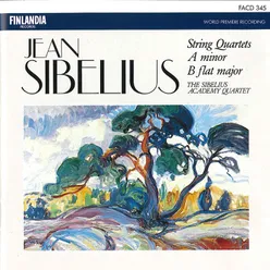 Sibelius : String Quartet in B-Flat Major, Op. 4: III. Presto