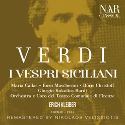 I vespri siciliani, IGV 34, Act V: Ecco, per l'aura spiegasi / di Francia il gran vessillo (Arrigo, Elena)