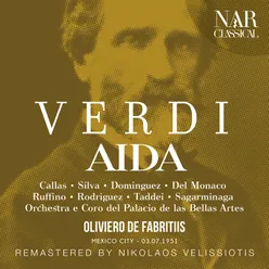 Aida, IGV 1, Act II: "Quest'assisa ch'io vesto vi dica" (Amonasro, Aida, Coro, Ramfis, Radamès, Amneris, Il Re)