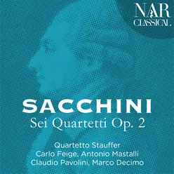 Sacchini: Sei Quartetti, Op. 2