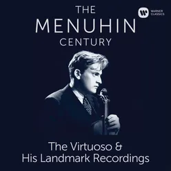 Yehudi Menuhin in his own words: "The art and science of recording at that time...." (Speech in English)