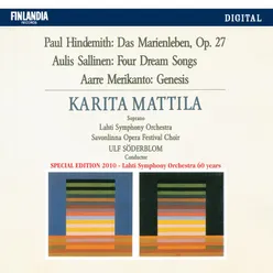 Sallinen : Neljä laulua unesta, Op. 30: I. Unesta tehty mies (Four Dream Songs, Op. 30: I. Man Made from Sleep)