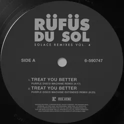 Treat You Better Purple Disco Machine Extended Remix