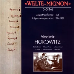 Adagio a-moll (aus: Toccata C-dur BWV 564) Welte Mignon 1926 / 1986/87