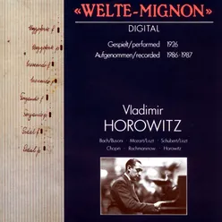 Mazurka cis-moll op.63 Nr.3 Welte-Mignon 1926 / 1986/87