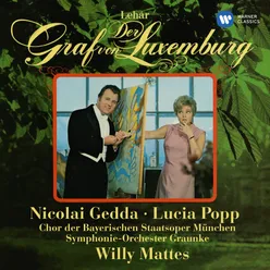 Lehár: Der Graf von Luxemburg, Act II: Dialog. "Baron von Reval, melden Sie mich bitte Fräulein Angèle Didier" - Polka-mazurka I