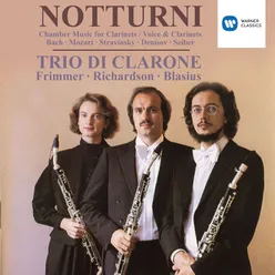 Duo für 2 Klarinetten C-dur Wq 142 (H.636): Nr. 1 Adagio sostenuto