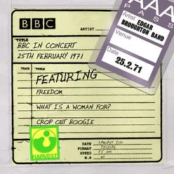 BBC In Concert (25th February 1971)