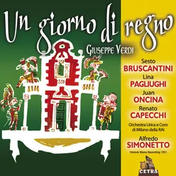 Verdi : Un giorno di regno : Act 1 "Sua Maestà, Signori" [Delmonte, Chorus, Cavaliere, Barone]