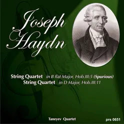 String Quartet in D Major, Hob.III/11: V. Finale. Presto