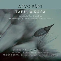 Arvo Pärt: Tabula Rasa