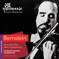 Serenade for Solo Violin, String Orchestra, Harp, and Percussion (After Plato's 'Symposium'): III. Erixymachus (Presto)-Live