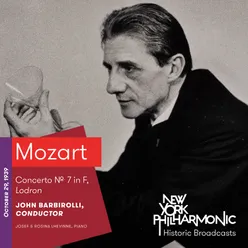 Mozart: Concerto No. 7 in F, Lodron (Recorded 1939)