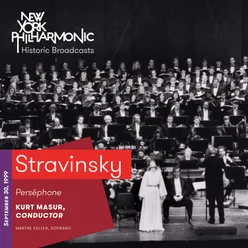 Stravinsky: Perséphone (Recorded 1999)